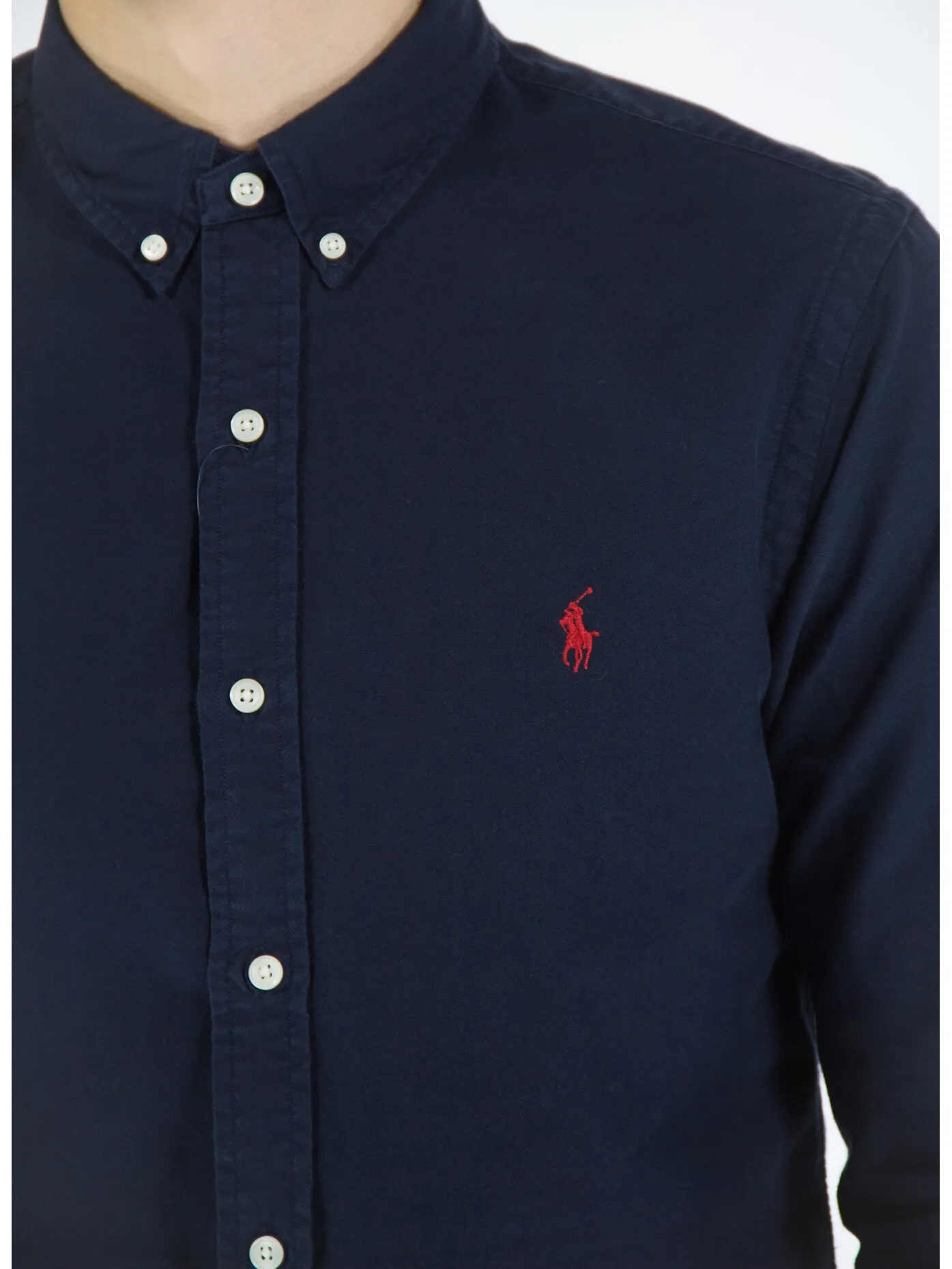     -POLO RALPH LAUREN    -CAMICIA OXFORD A MANICHE LUNGHE-