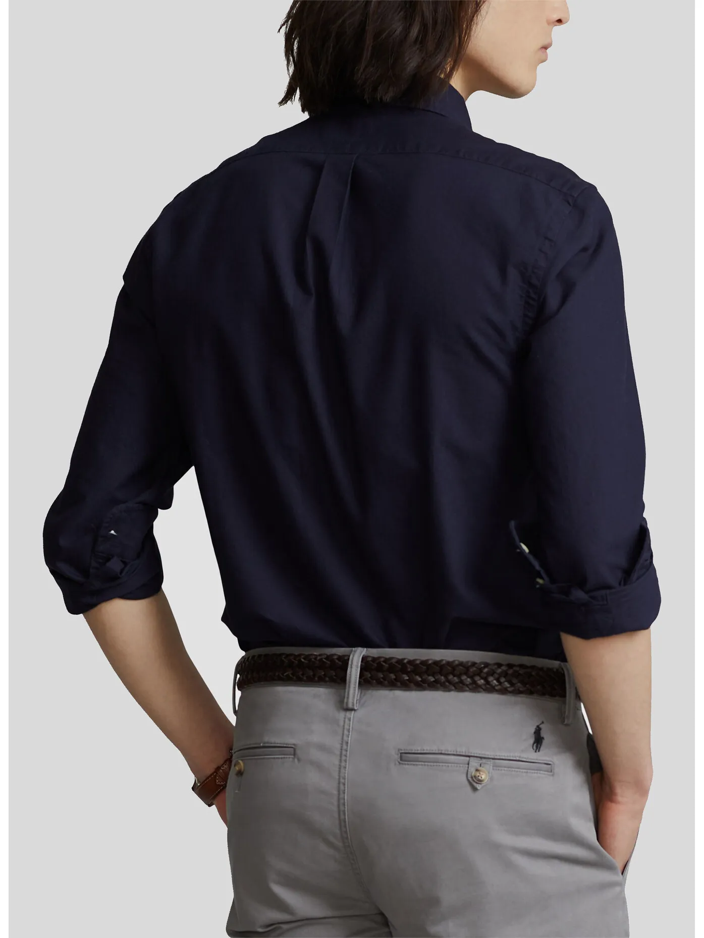     -POLO RALPH LAUREN    -CAMICIA OXFORD A MANICHE LUNGHE-