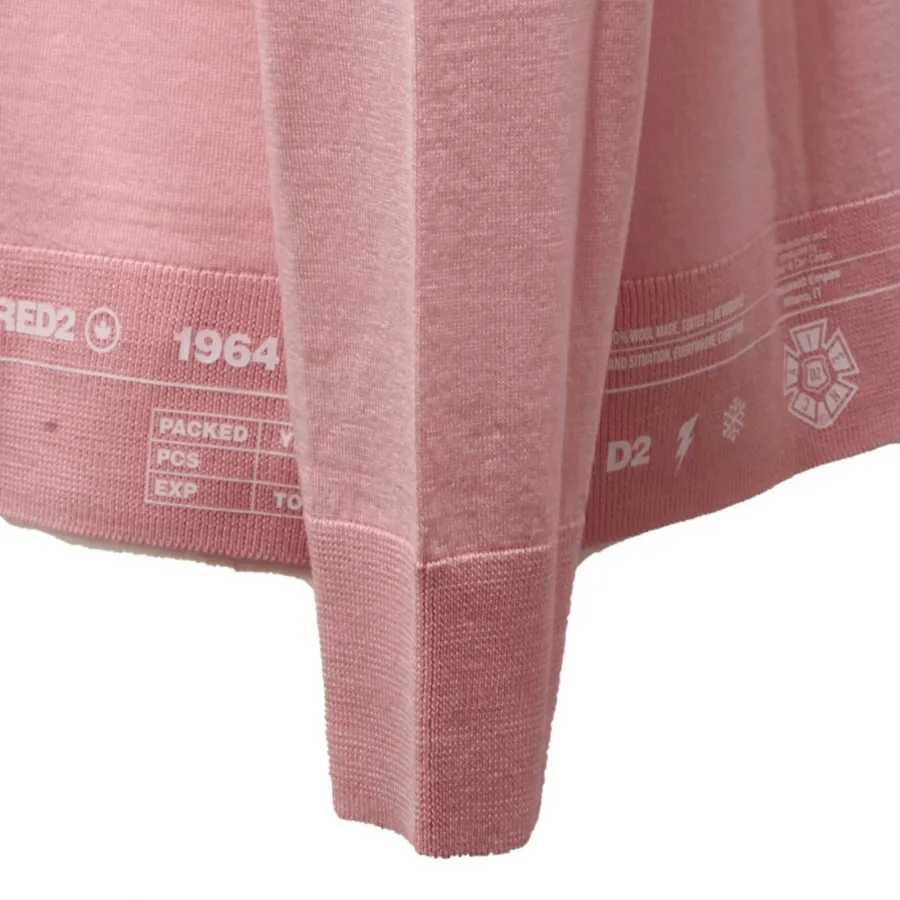 0029AL maglione uomo DSQUARED2 men wool sweater pink