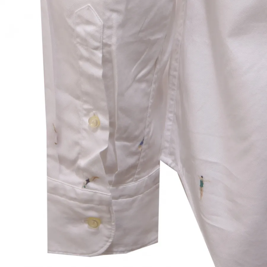0870AG camicia uomo GMF 965 white cotton shirt men