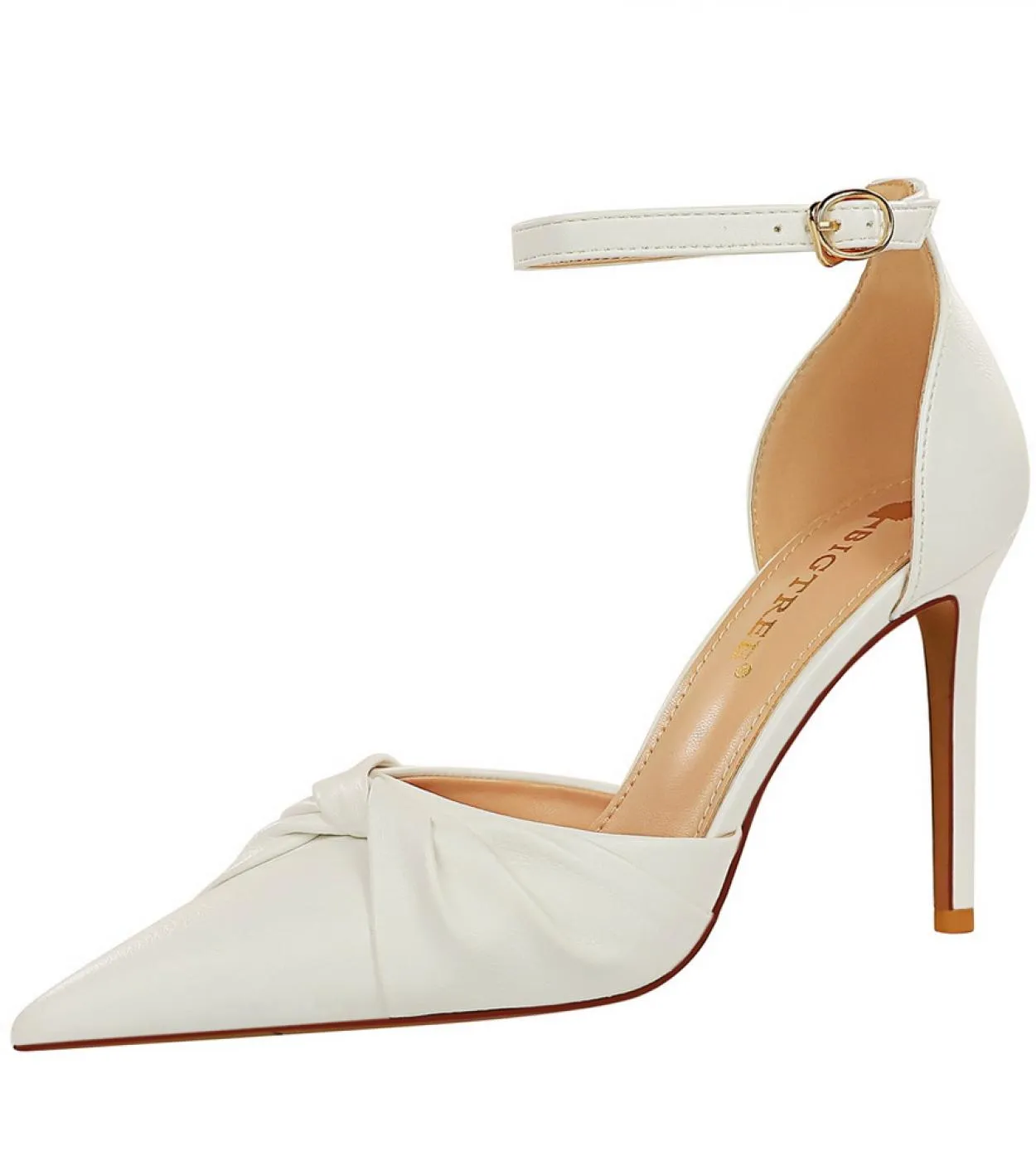 2022 Sandali con tacco alto da donna Scarpe estive in pelle PU per donna Gladiatore Sandali Pompe da donna Grandi taglie da donn