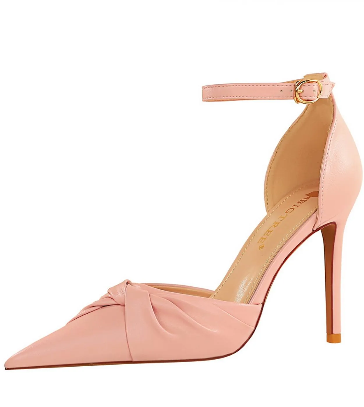 2022 Sandali con tacco alto da donna Scarpe estive in pelle PU per donna Gladiatore Sandali Pompe da donna Grandi taglie da donn