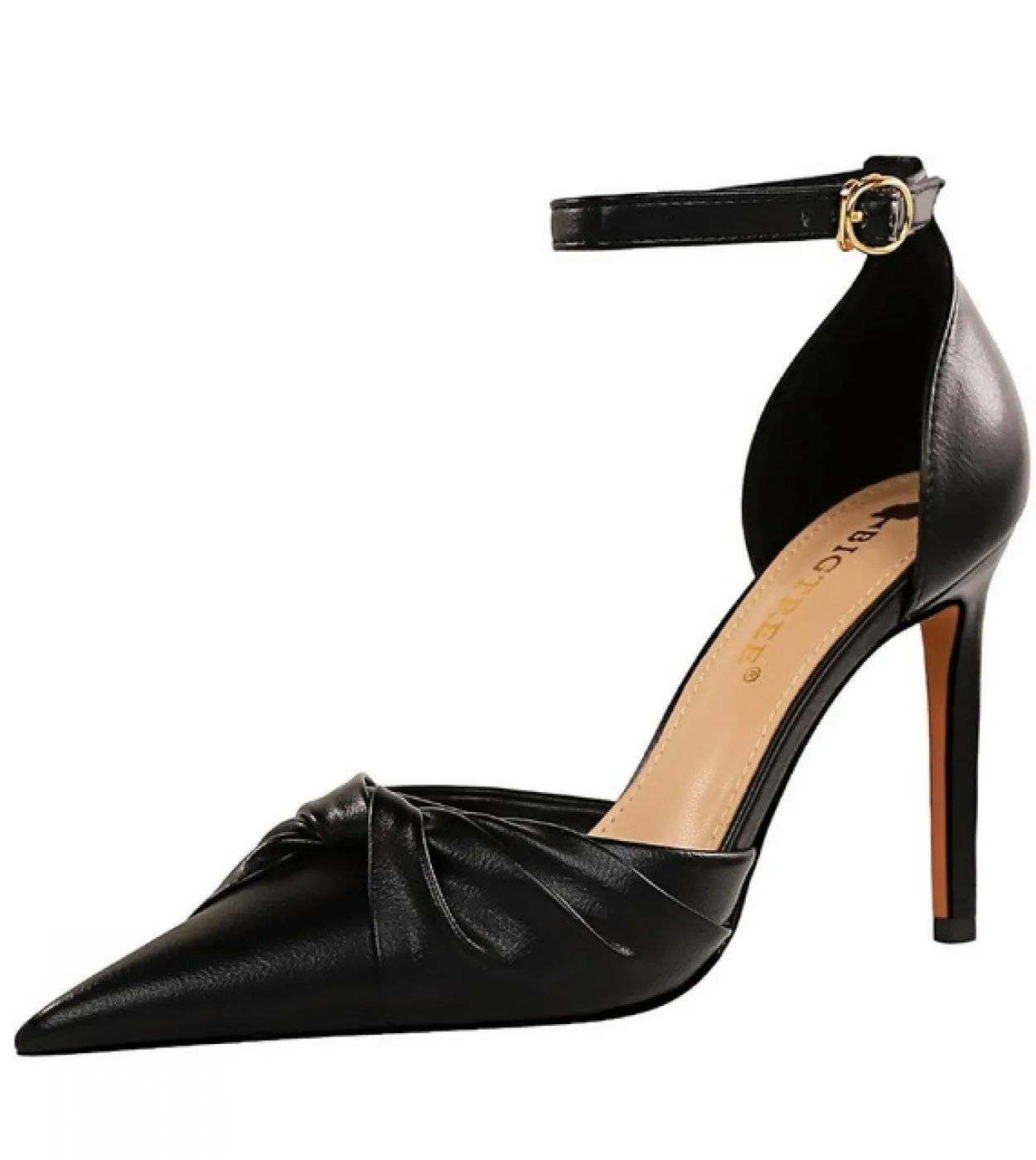 2022 Sandali con tacco alto da donna Scarpe estive in pelle PU per donna Gladiatore Sandali Pompe da donna Grandi taglie da donn