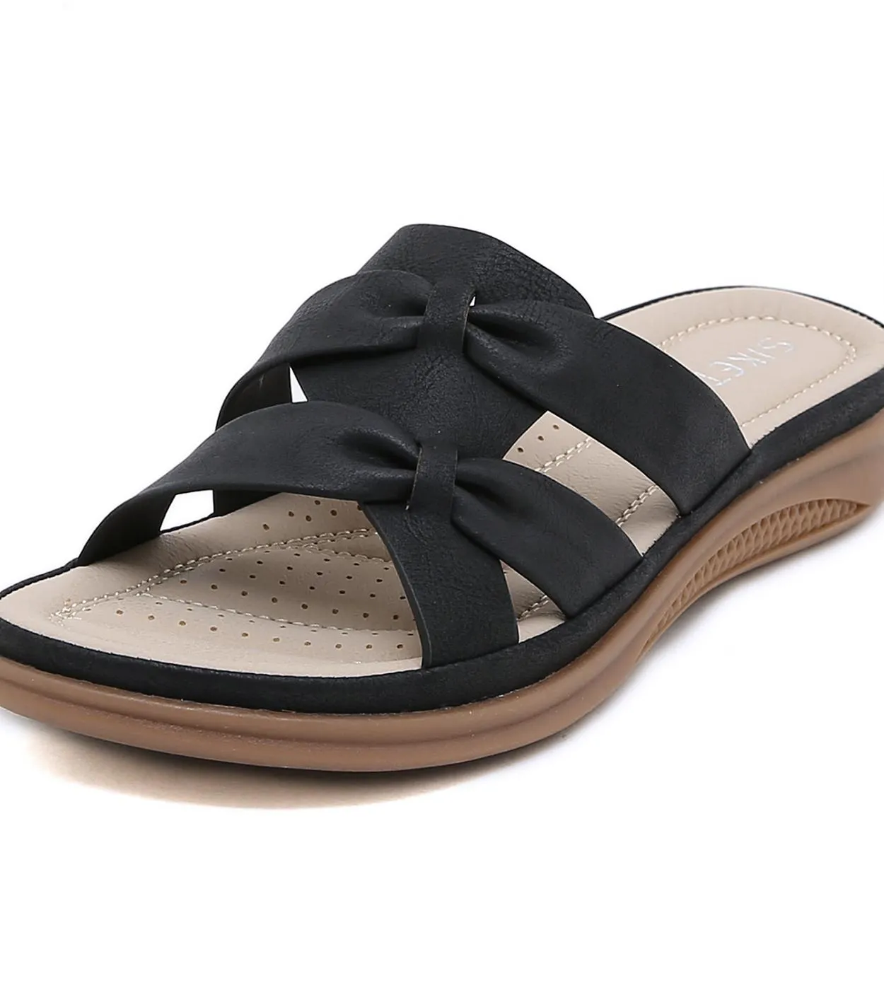 2023 Novità Sandali da donna Elegante tacco basso Fuori Pantofole moderne Per donna Tacco piatto Scarpe da donna casual Infradit
