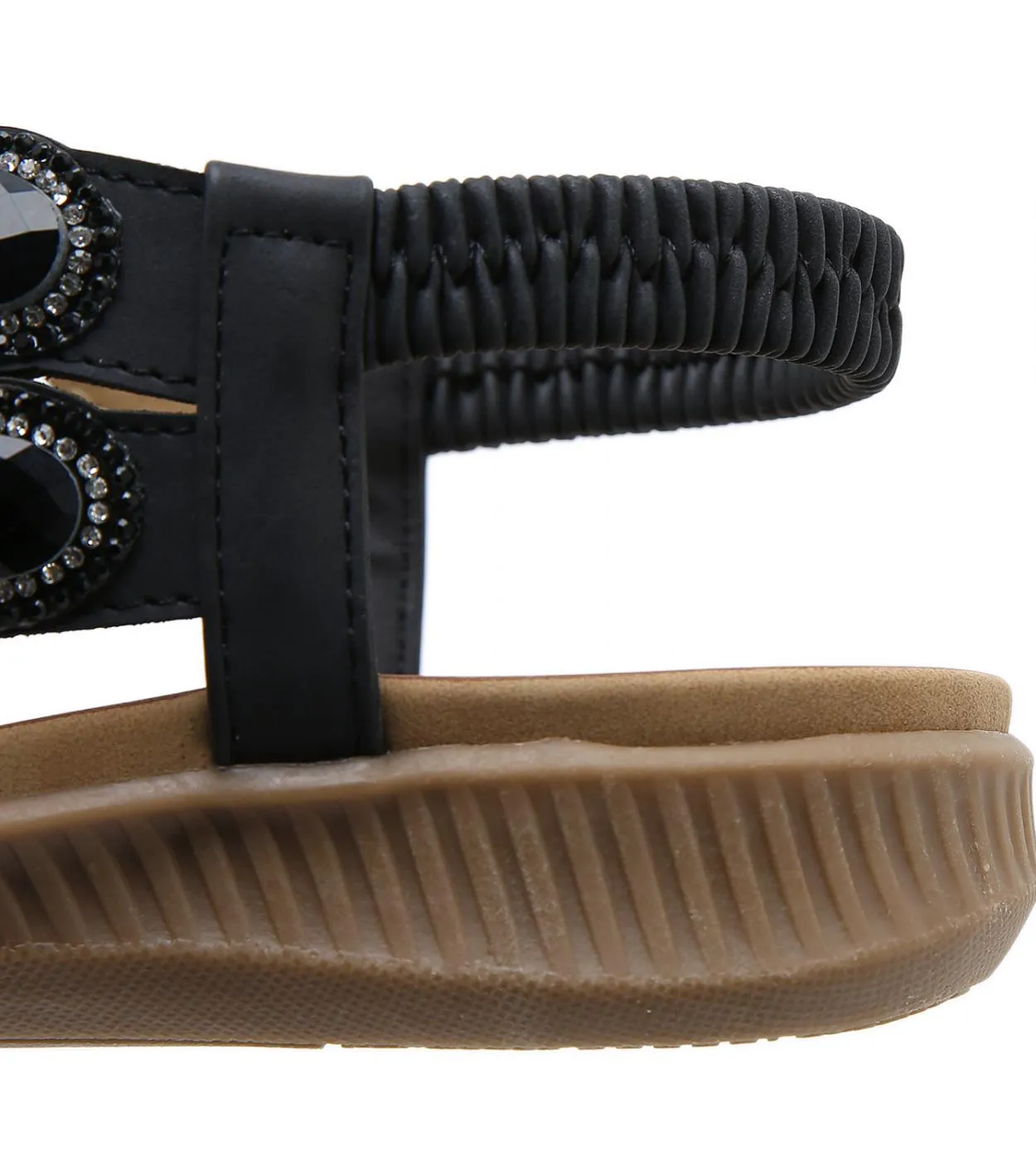 2023 Sandali delle nuove donne Della Boemia Tacco Piatto Scarpe Estive Per La Donna Sandali di Cristallo Mujer Scarpe Da Spiaggi