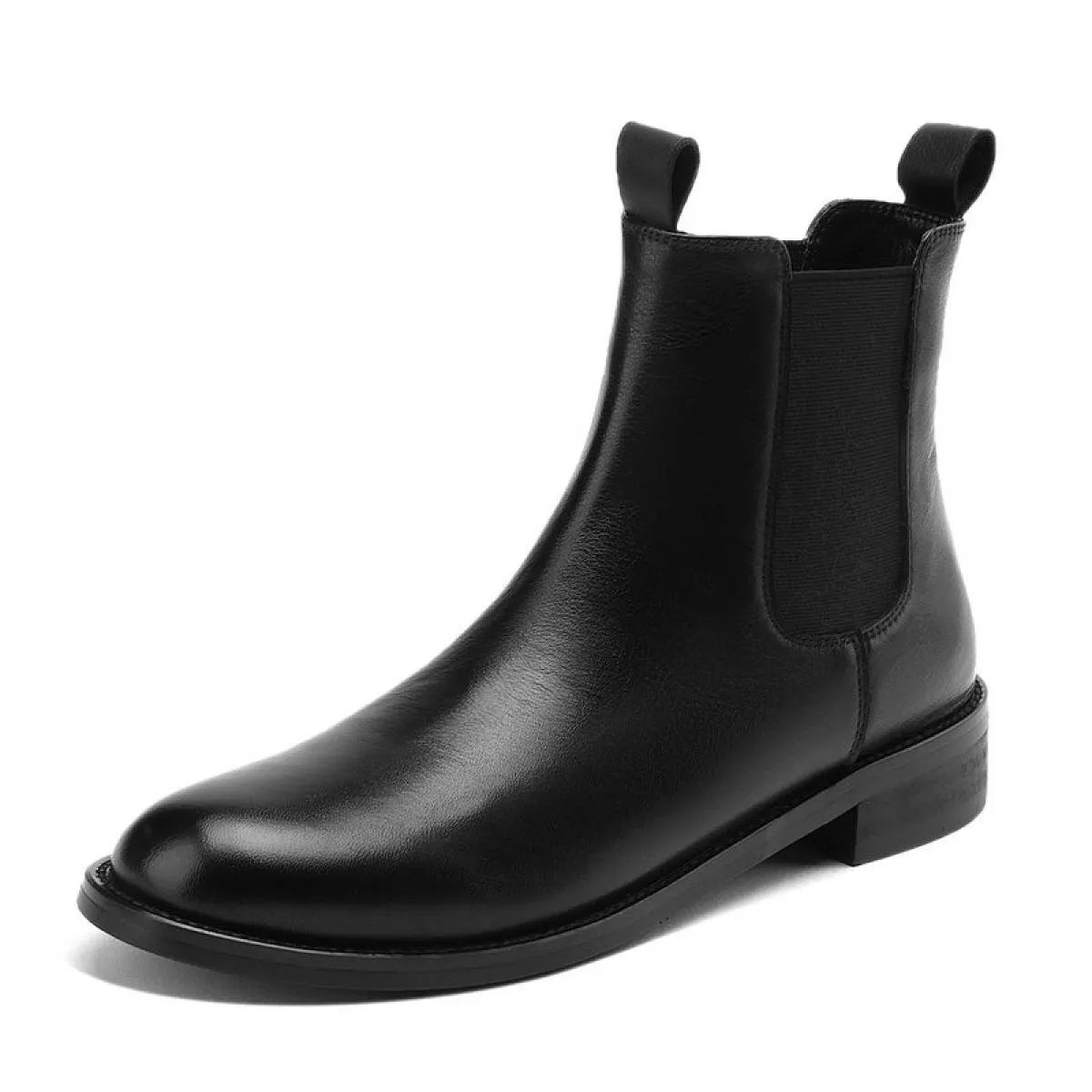 2024 Stivaletti da donna Autunno Inverno Lavoro Casual Tacco medio Scarpe in vera pelle da donna Nuovi stivaletti Taglia 34 43
