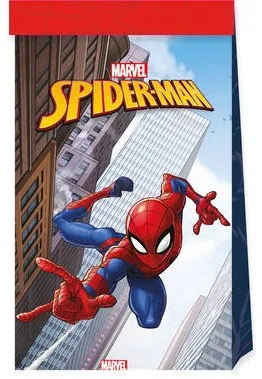 4 sacchetti regalo Spider-Man FSC