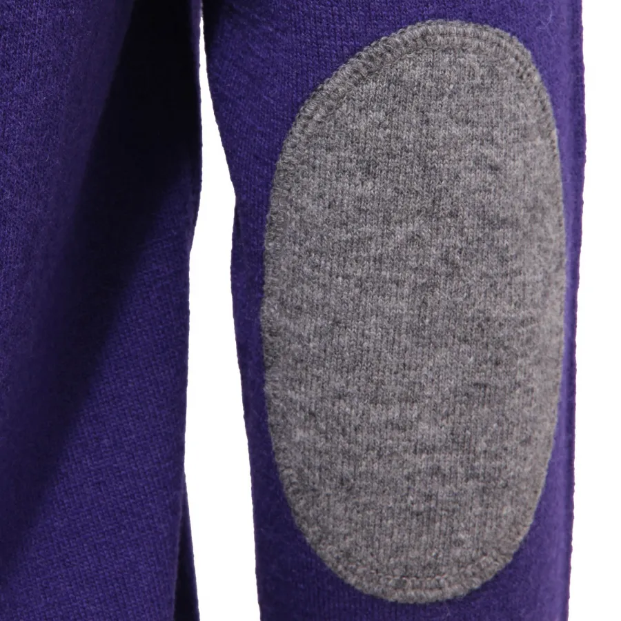 5445AF maglione uomo ALTEA purple wool sweater men