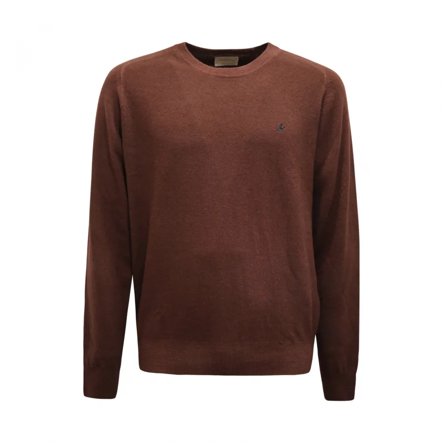 9213AV MAGLIONE UOMO BROOKSFIELD WOOL SWEATER