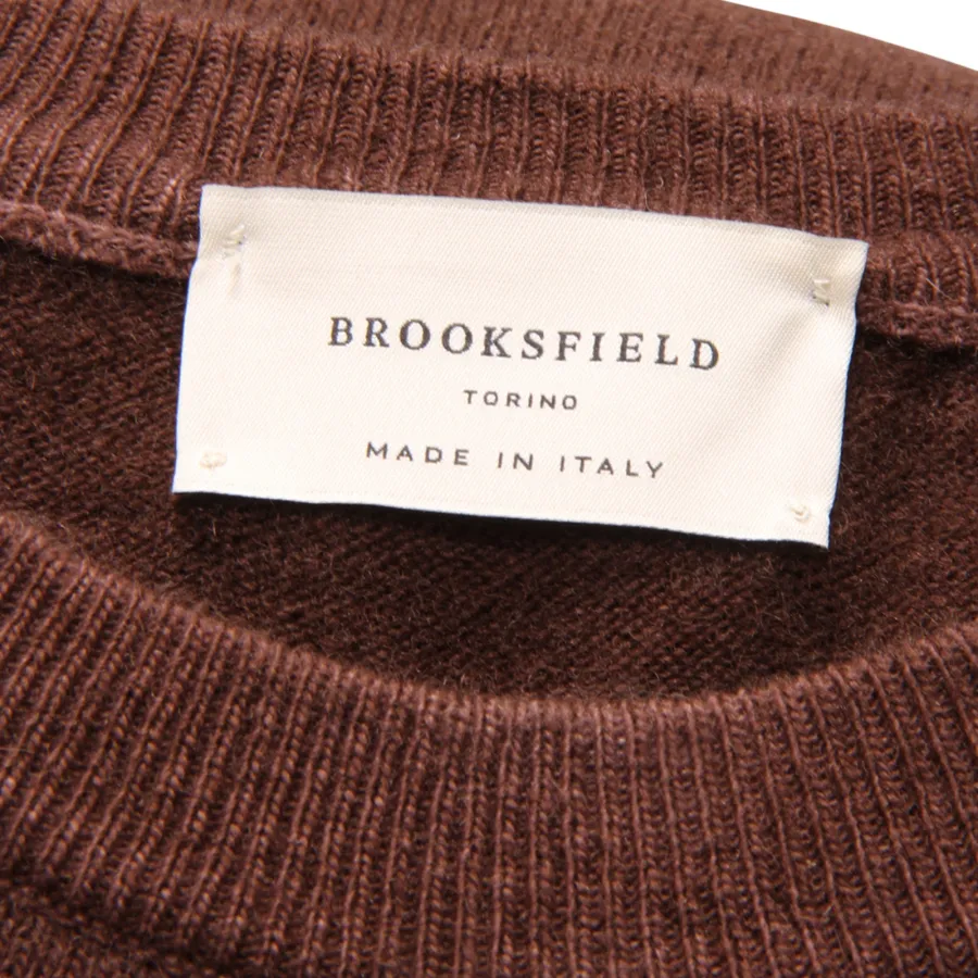 9213AV MAGLIONE UOMO BROOKSFIELD WOOL SWEATER