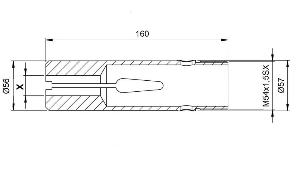 9368E Pinza Spingibarra TONDA per Gildemeister  DMG-Mori AV/AA/AS48