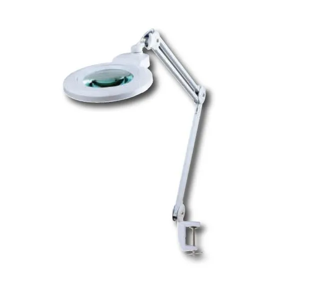 996.903 Lampada da lavoro 220V, Luce 60 Led, lente diametro 127mm, 2 lenti intercambiabili 3+20 e 5+20 diottrie