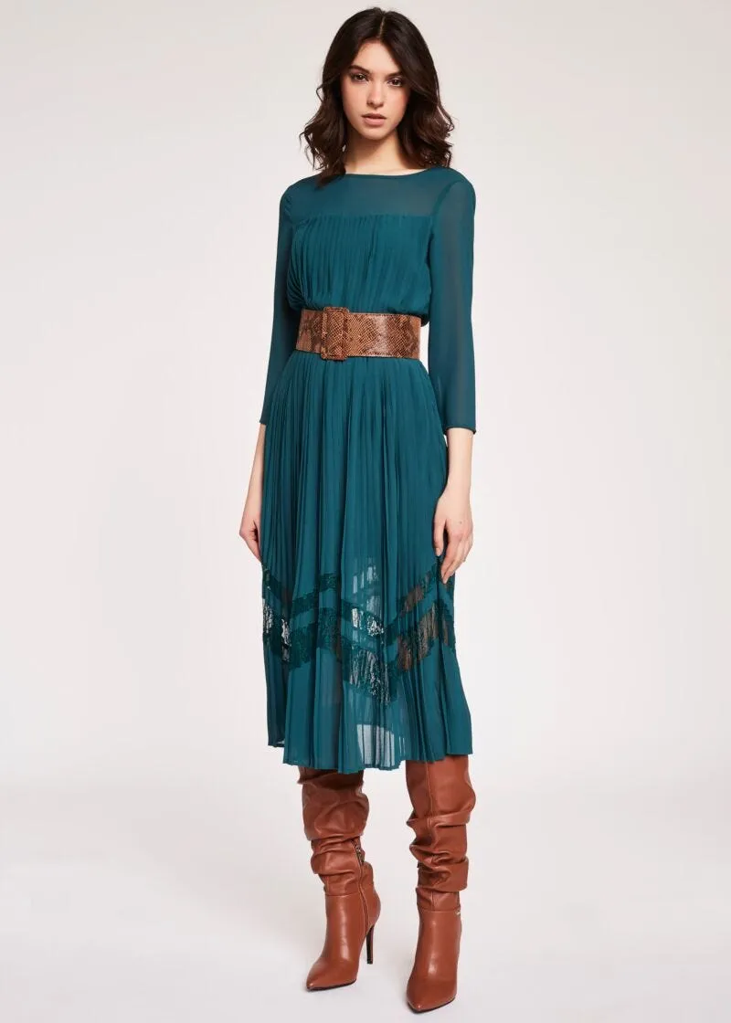 Abito in georgette plissé