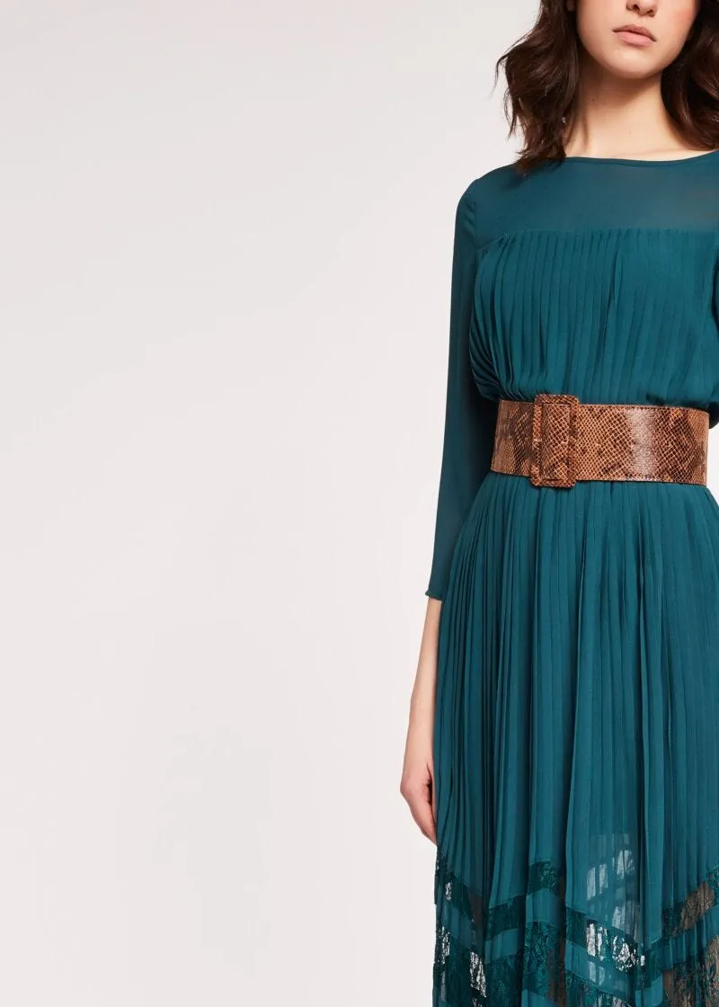 Abito in georgette plissé