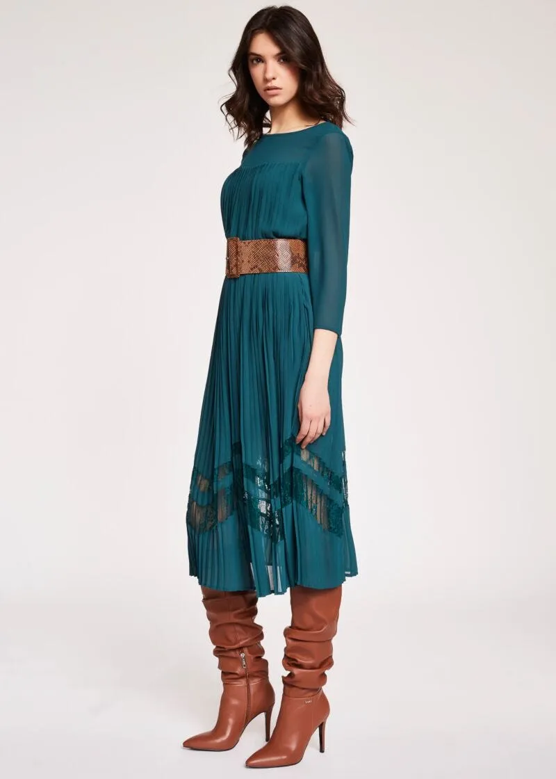 Abito in georgette plissé