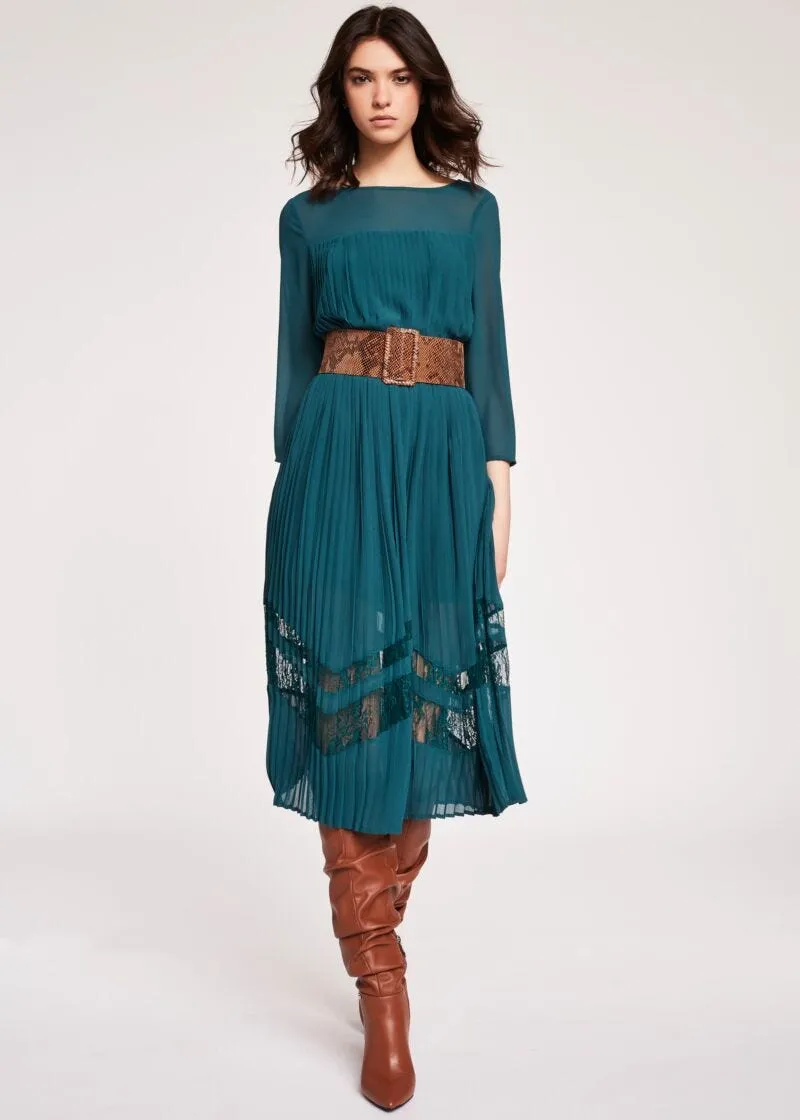 Abito in georgette plissé