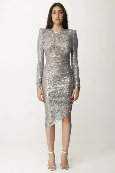 Abito midi in paillettes Perla