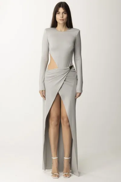 Abito Red Carpet con cut-out e moschettone Perla