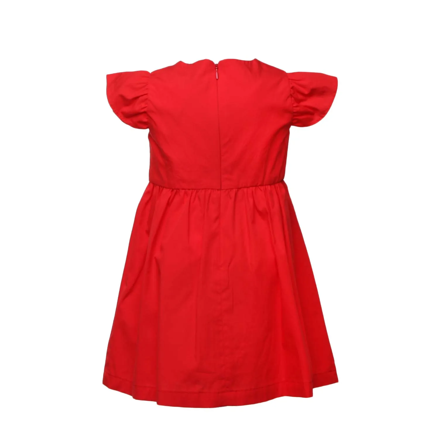 Abito Rosso Con Logo Bimba
