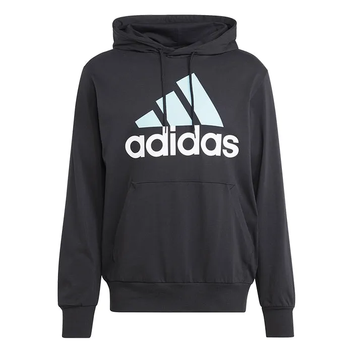 Adidas Essential Logo Hoodie Black Uomo IJ8574