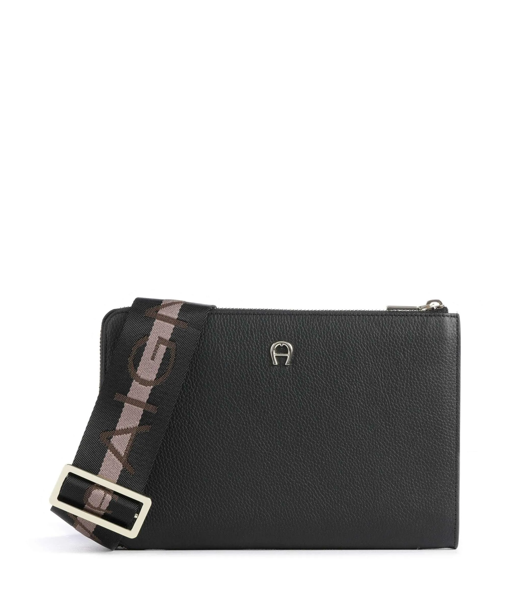  Aigner Zita Borsa a tracolla pelle di vacchetta grana nero  