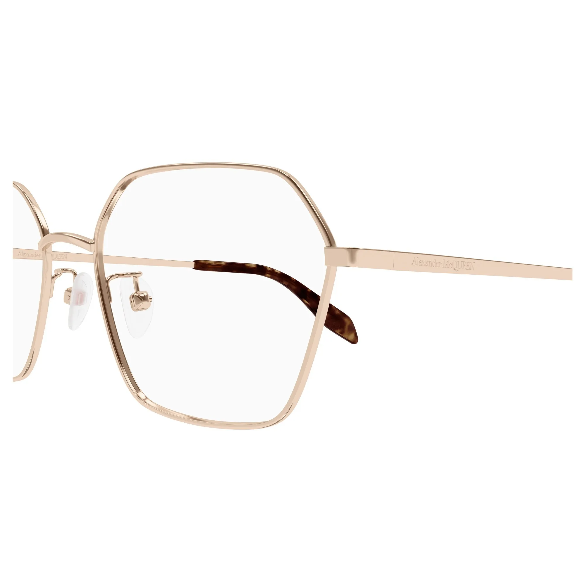   Alexander McQueen AM0437O - 004 Oro | Occhiale Da Vista Donna 