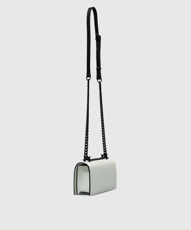 Alexander McQueen Borsa a tracolla in pelle bianca 6531341BLGZ