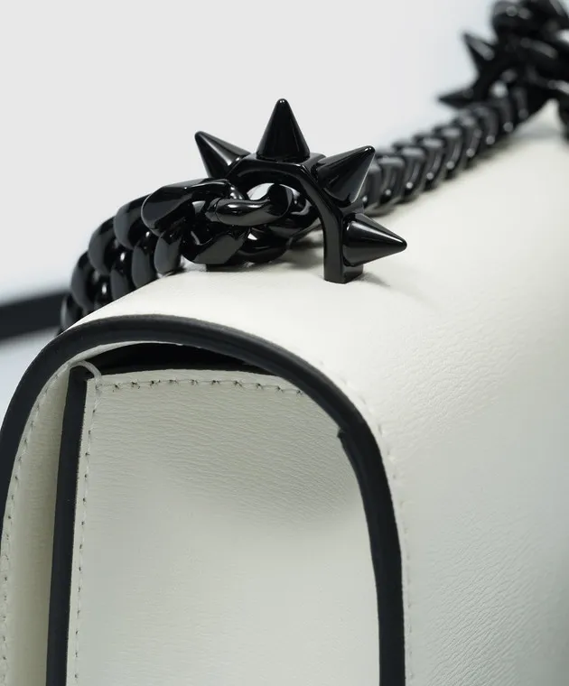 Alexander McQueen Borsa a tracolla in pelle bianca 6531341BLGZ