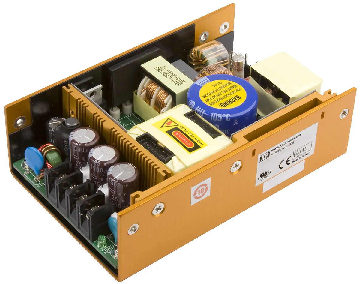 Alimentatore switching XP Power SDS120PT10B, 120W, ingresso 120 → 370 V dc, 90 → 264 V ac, uscita 5 V dc,