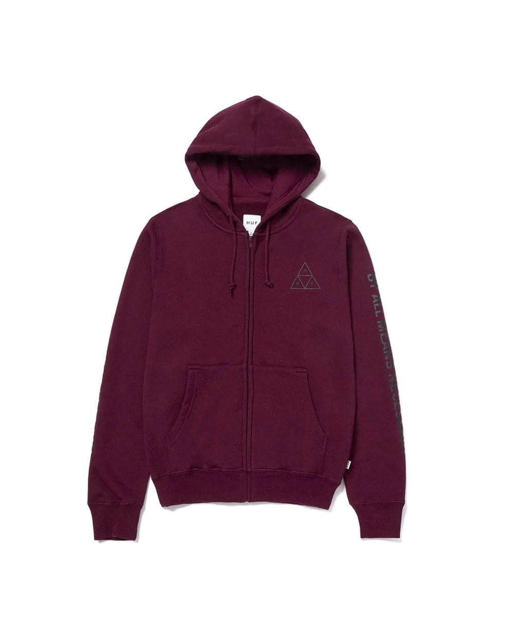 All Means Tt F/Z Hoodie Bloodstone