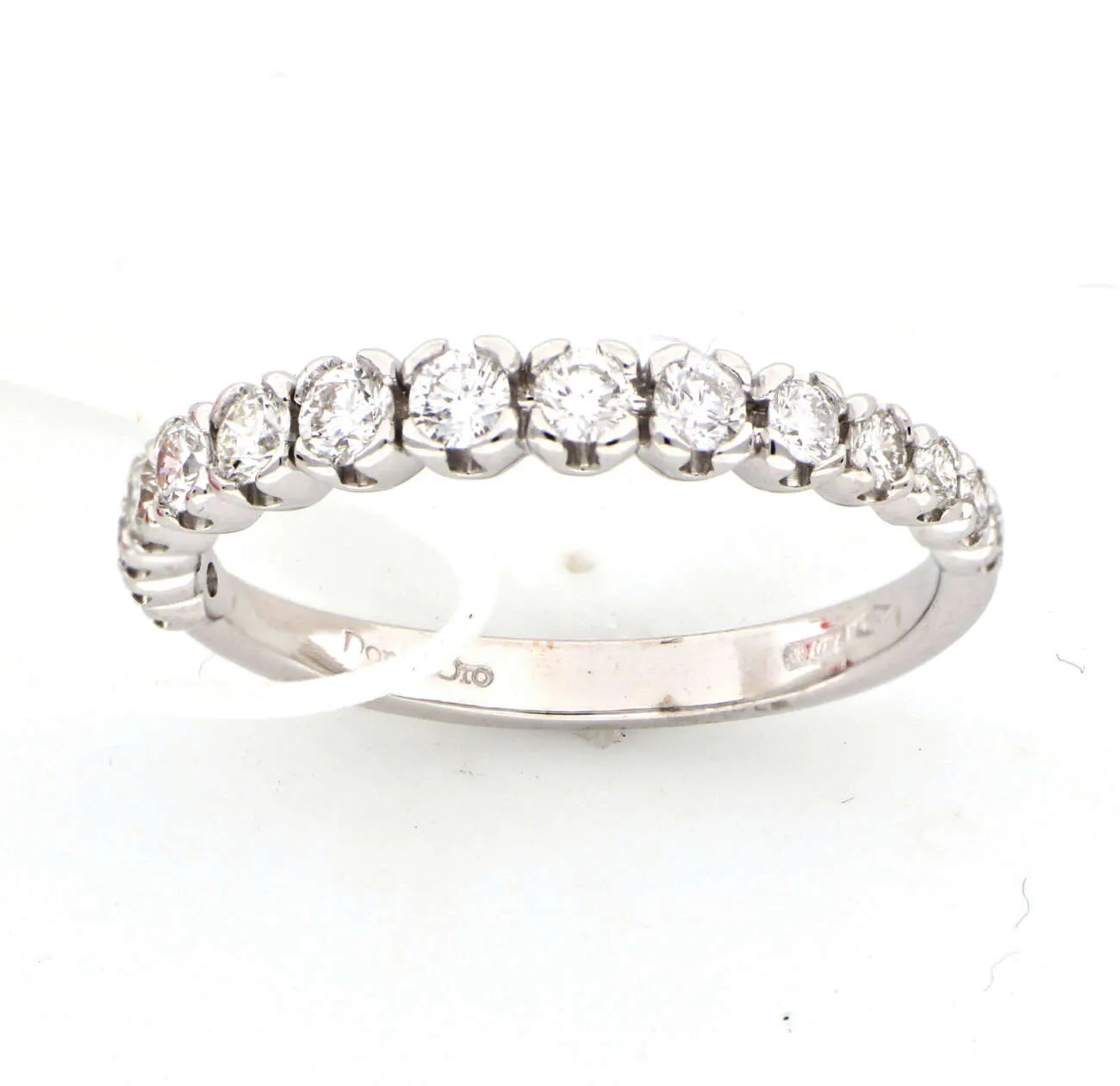 Anello riviere Donnaoro in oro bianco e diamanti DKAV3736.050