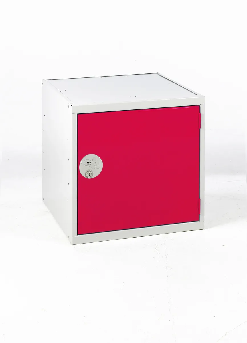 Armadietto Acciaio Grigio chiaro, Rosso RS PRO 1 porta No, 450 mm x 450 mm x 450mm