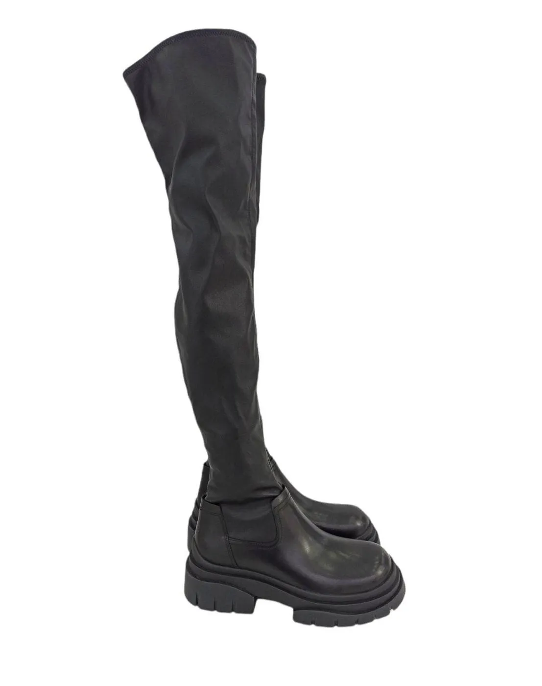 ASH  ---------    ------------Ash scarpe stivali stivale pelle nero
