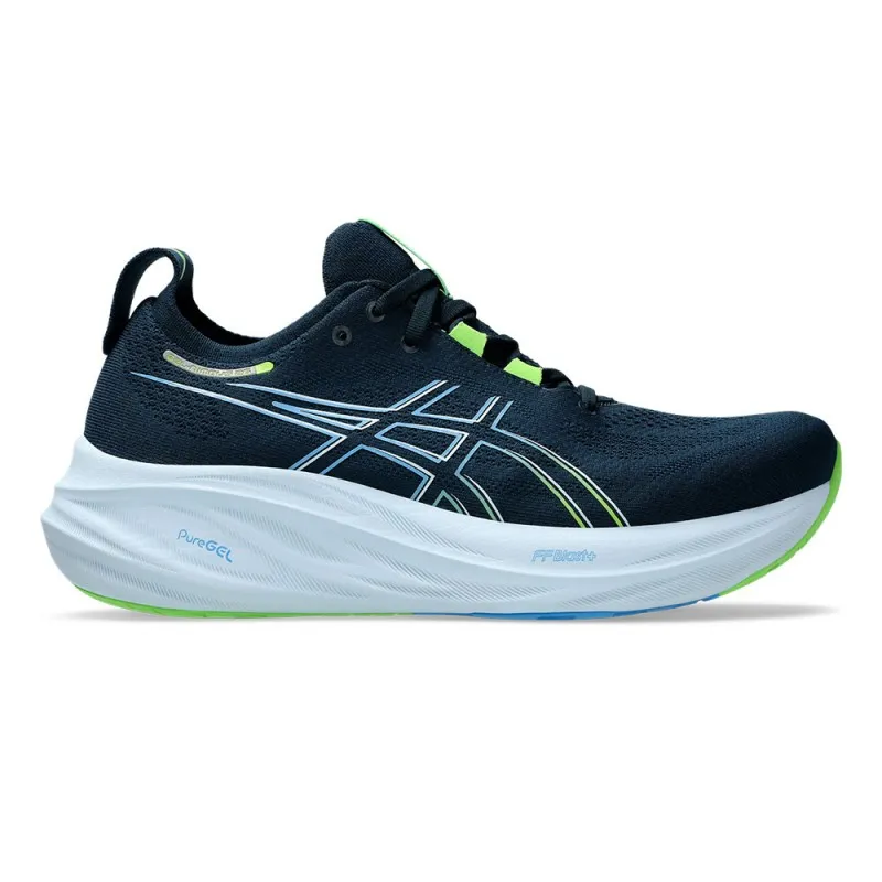 Asics Gel Nimbus 26 Blu Verde - Scarpe Running Uomo