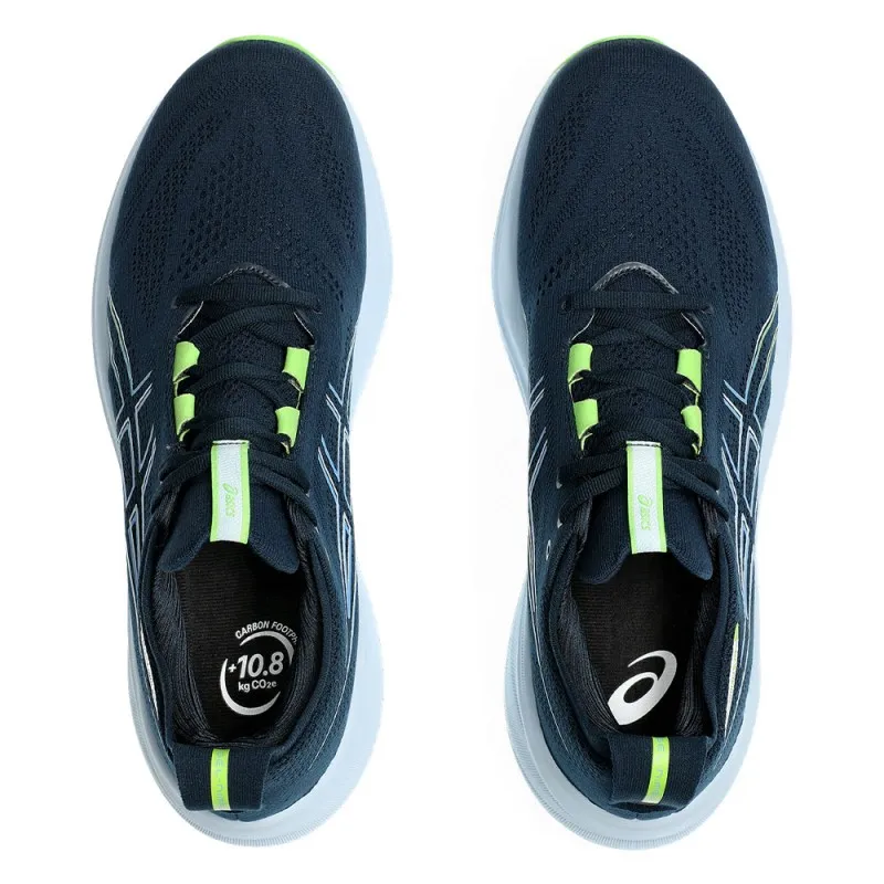 Asics Gel Nimbus 26 Blu Verde - Scarpe Running Uomo
