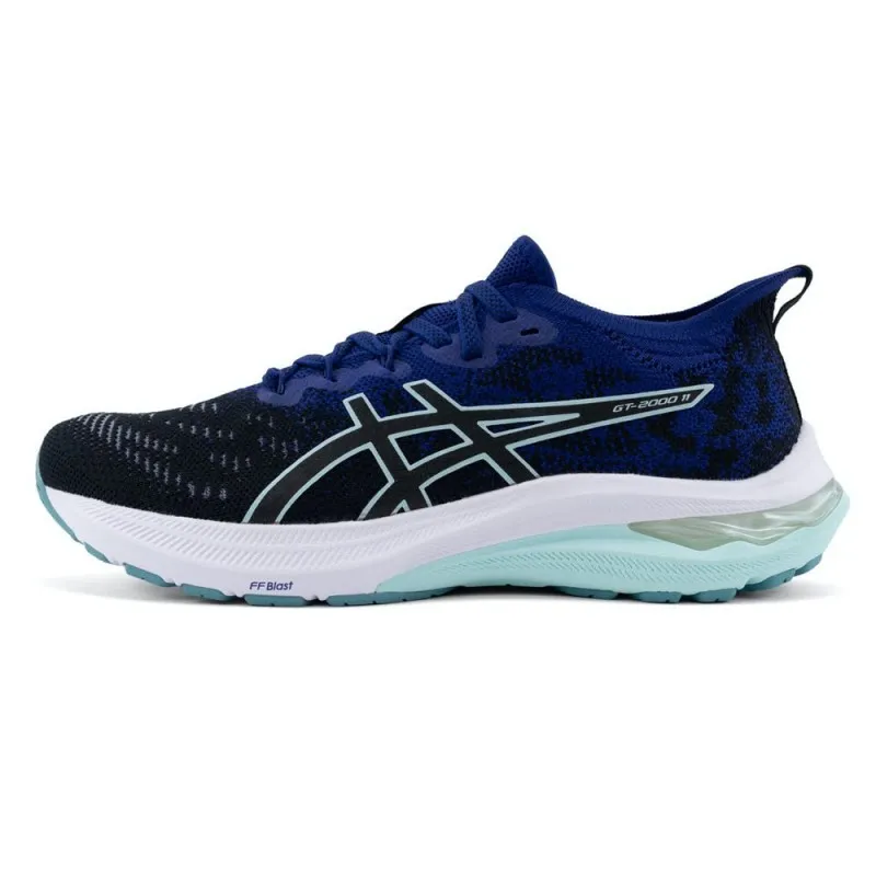 Asics Gt-2000 11 Mk Nero Aquamarine - Scarpe Running Donna