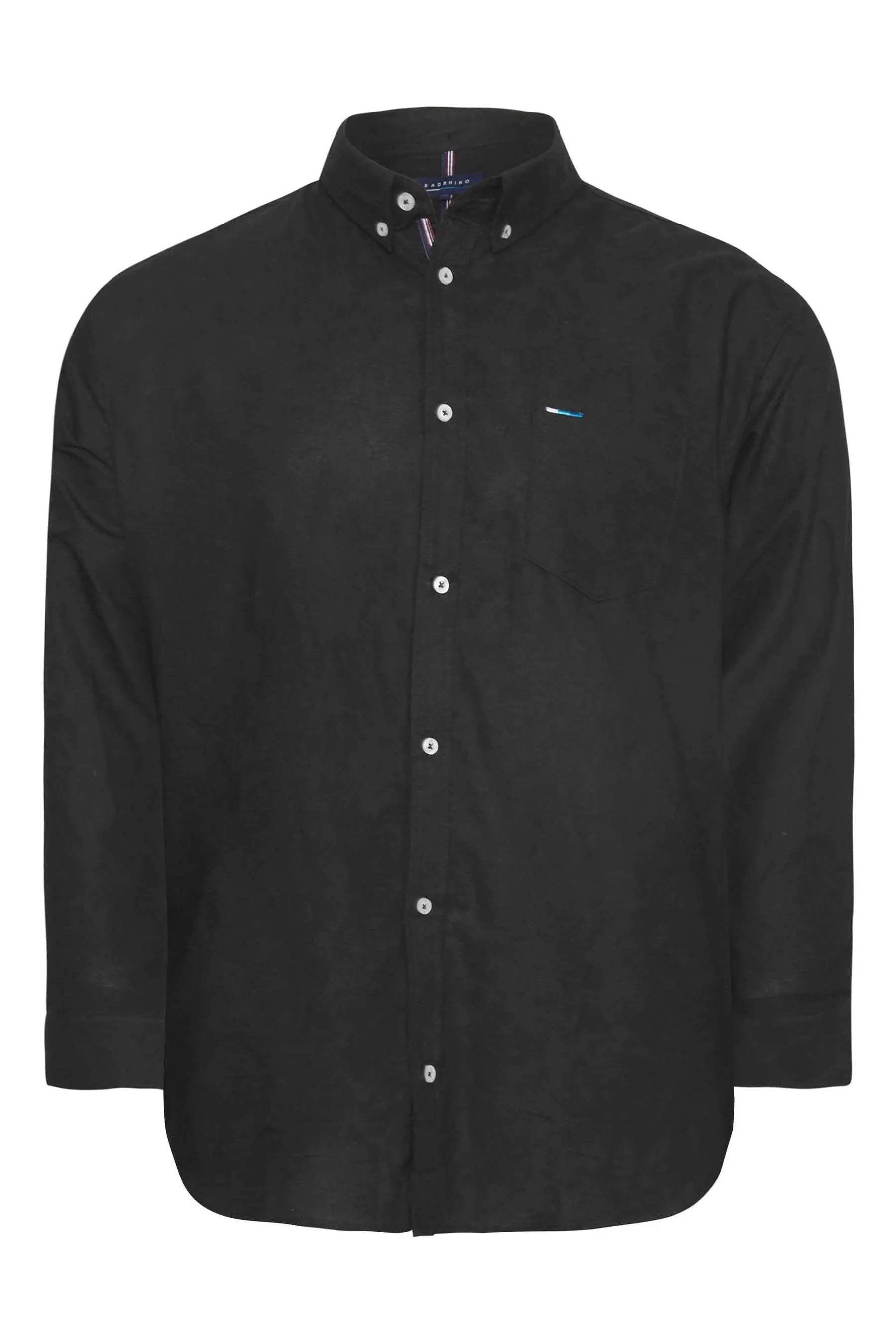 BadRhino - Big & Tall Manica lunga Oxford Camicia