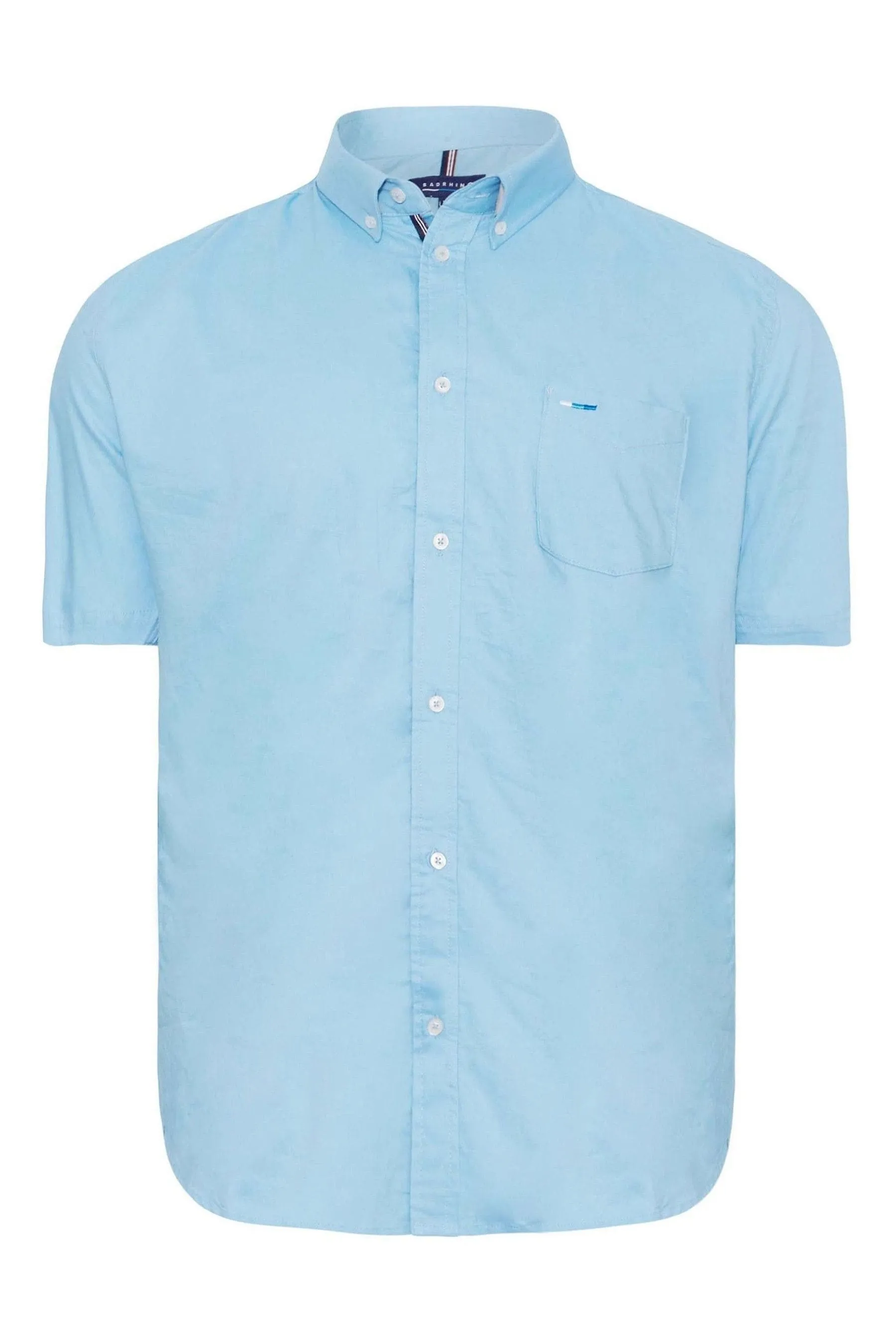 BadRhino - Big &Tall Manica corta Oxford - Camicia