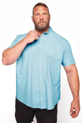 BadRhino - Big &Tall Manica corta Oxford - Camicia