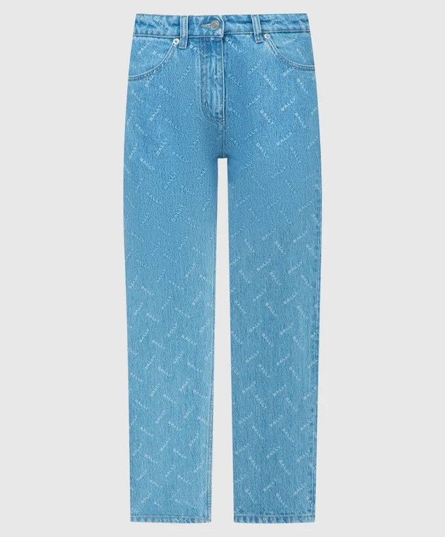 Bally Jeans blu con stampa del logo L4BA444FCO264