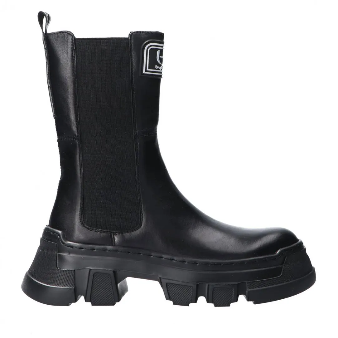 BB082 beatles in pelle Nere