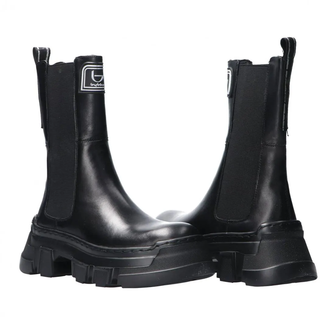BB082 beatles in pelle Nere