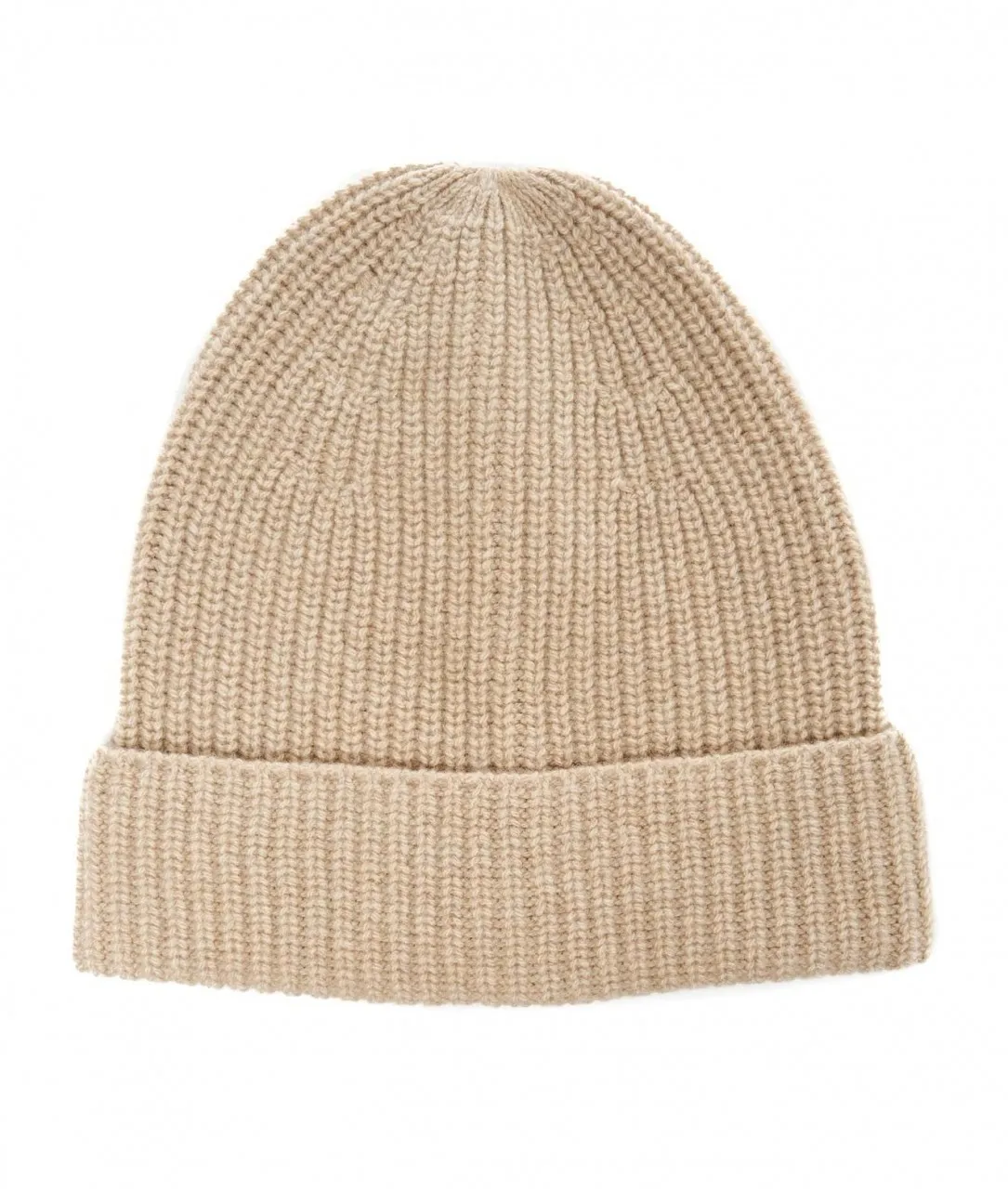 Beanie in maglia beige beige