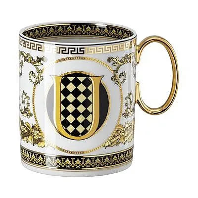Bicchiere Versace Virtus Alphabet