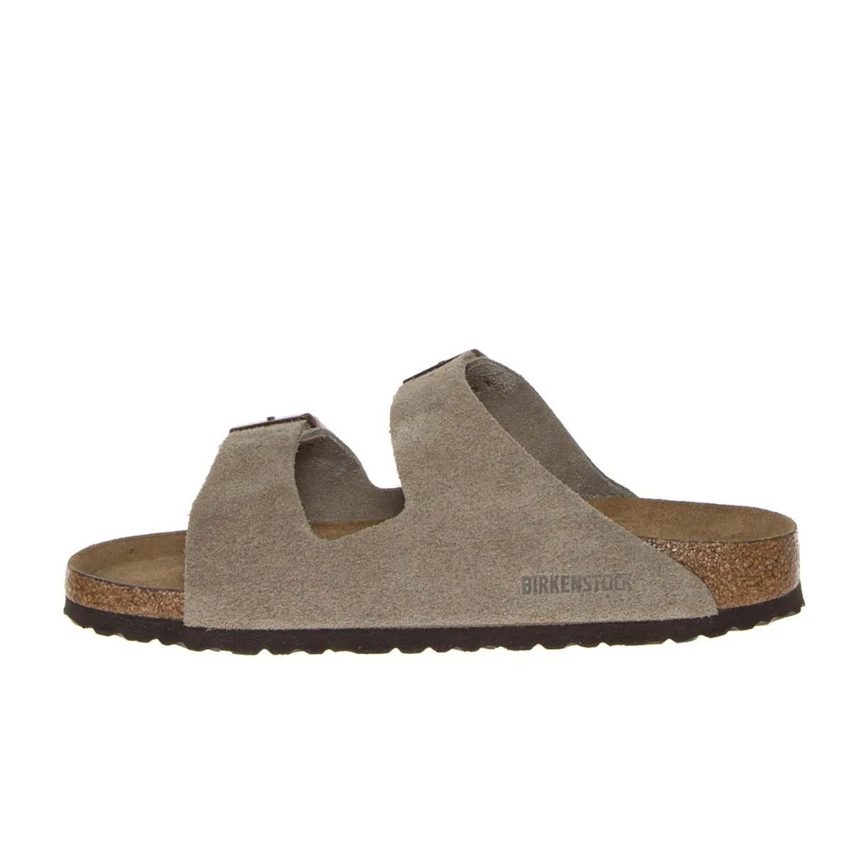 BIKENSTOCK CIABATTA ARIZONA SOFT 951303 CAMOSCIO TAUPE NARROW FIT  