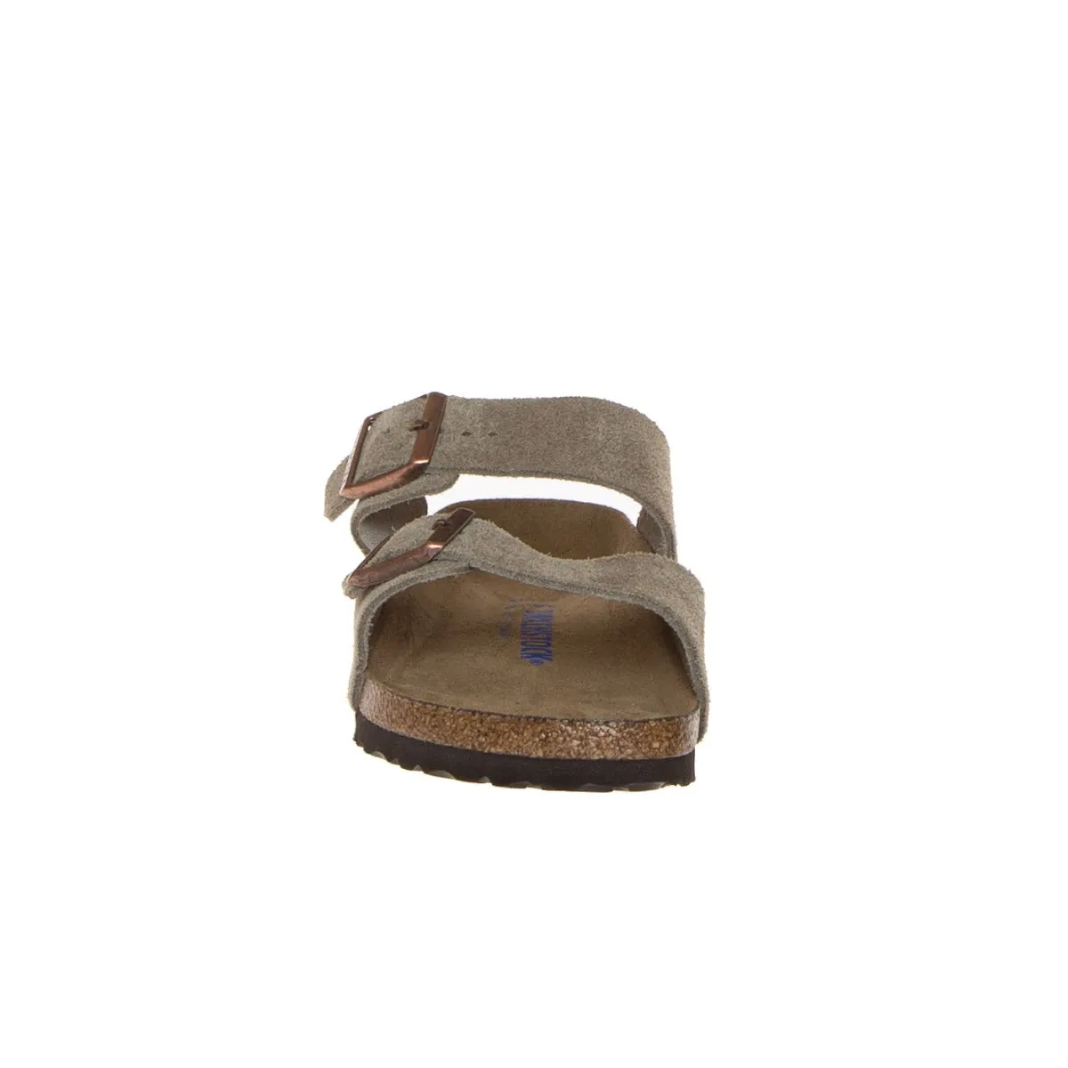 BIKENSTOCK CIABATTA ARIZONA SOFT 951303 CAMOSCIO TAUPE NARROW FIT  