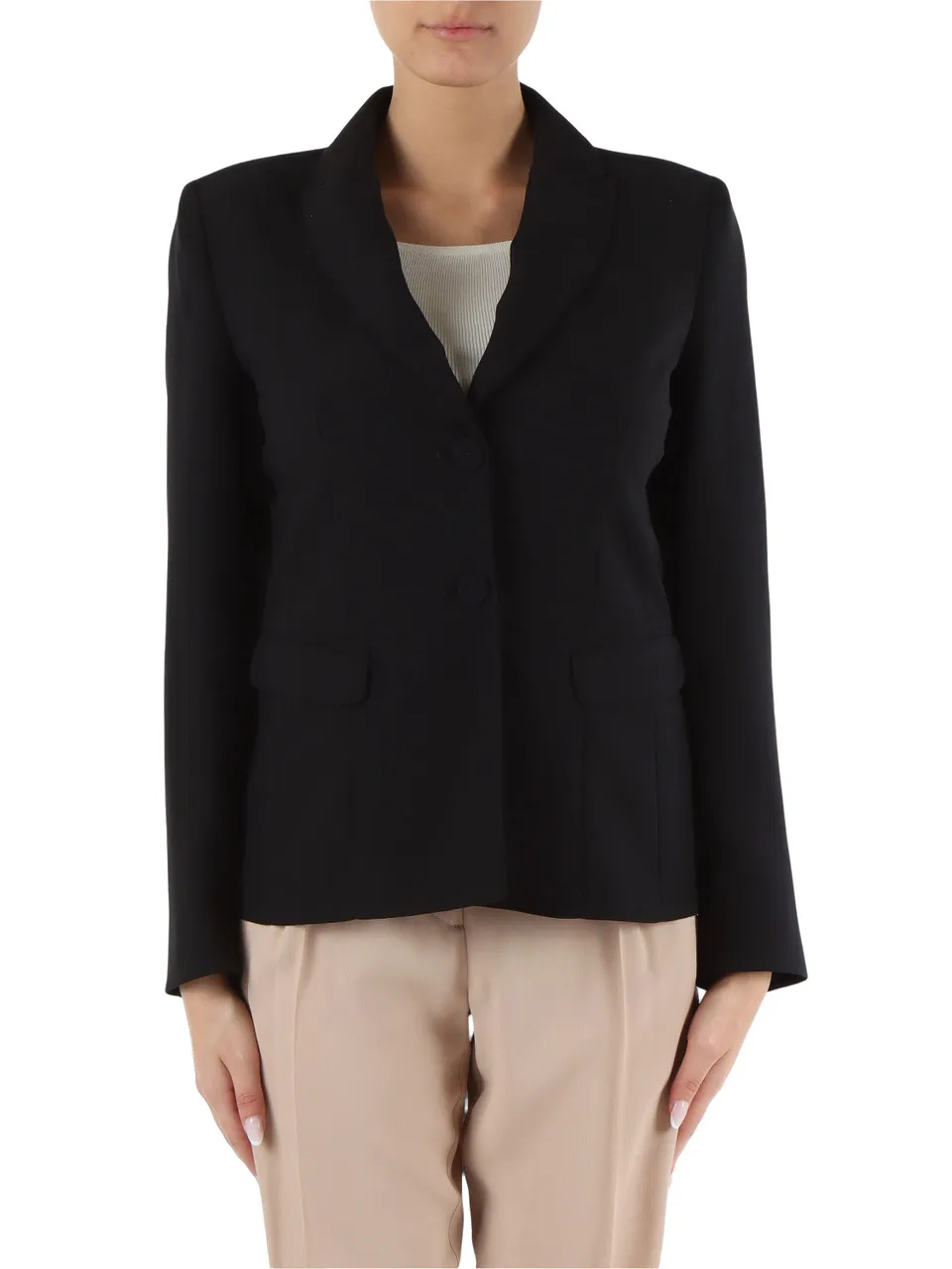 Blazer in envers satin PORDOI