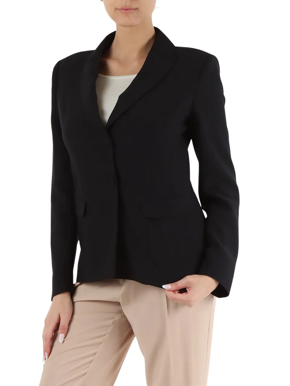 Blazer in envers satin PORDOI