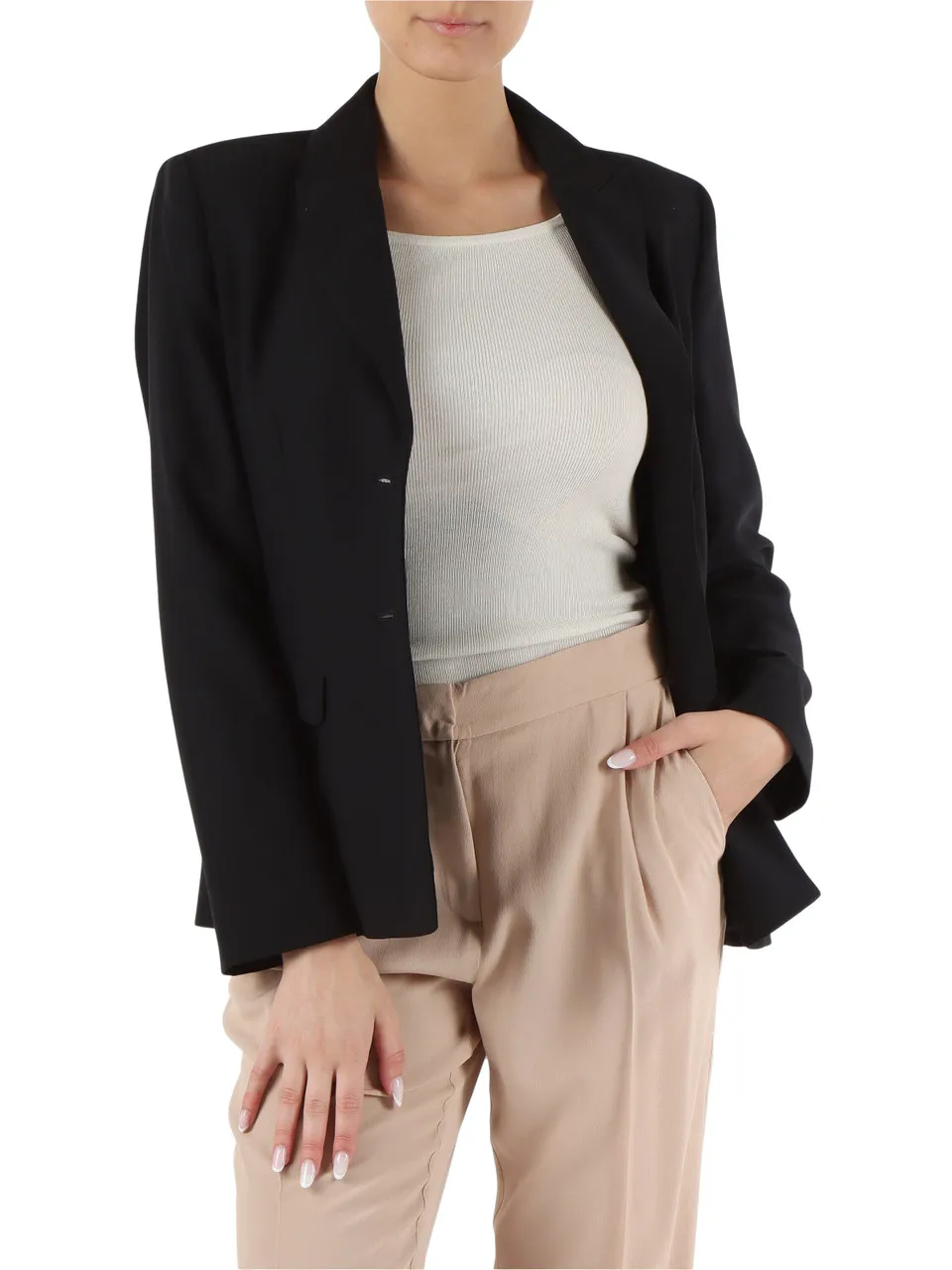 Blazer in envers satin PORDOI