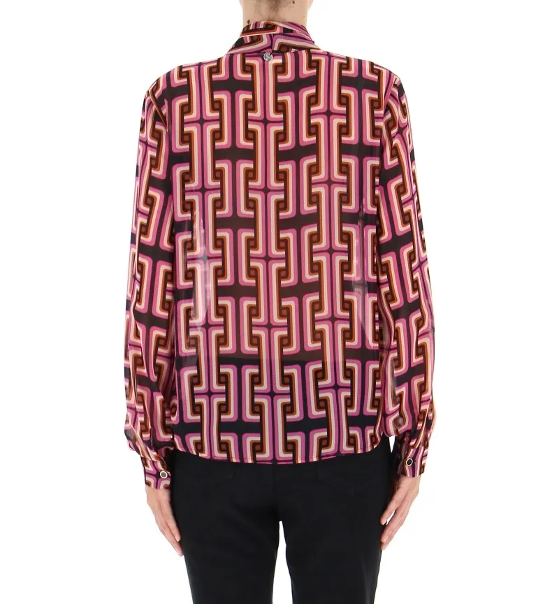 Blusa con fiocco
